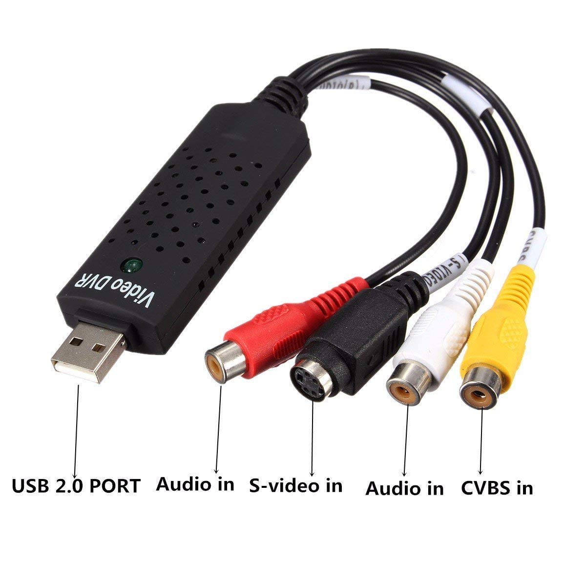 Usb 2.0 Video Capture Card Converter Audio Video Grabber Adapter Tv Tuner Voor Computer Win Xp 7 8 10 Ntsc pal