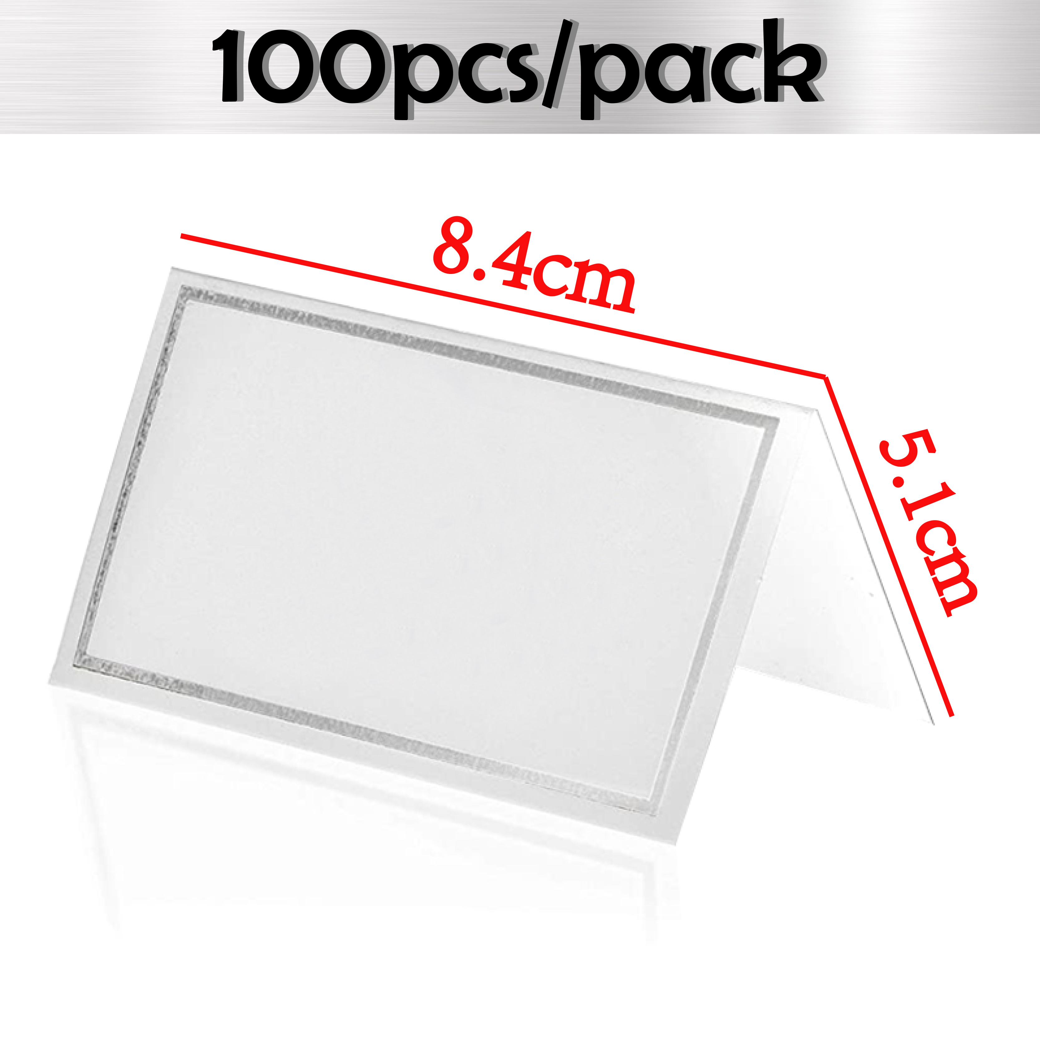 100 stk bryllup bordkort sølvfolieramme bord navnekort bordkort bryllupsfest dekoration favor sædekort