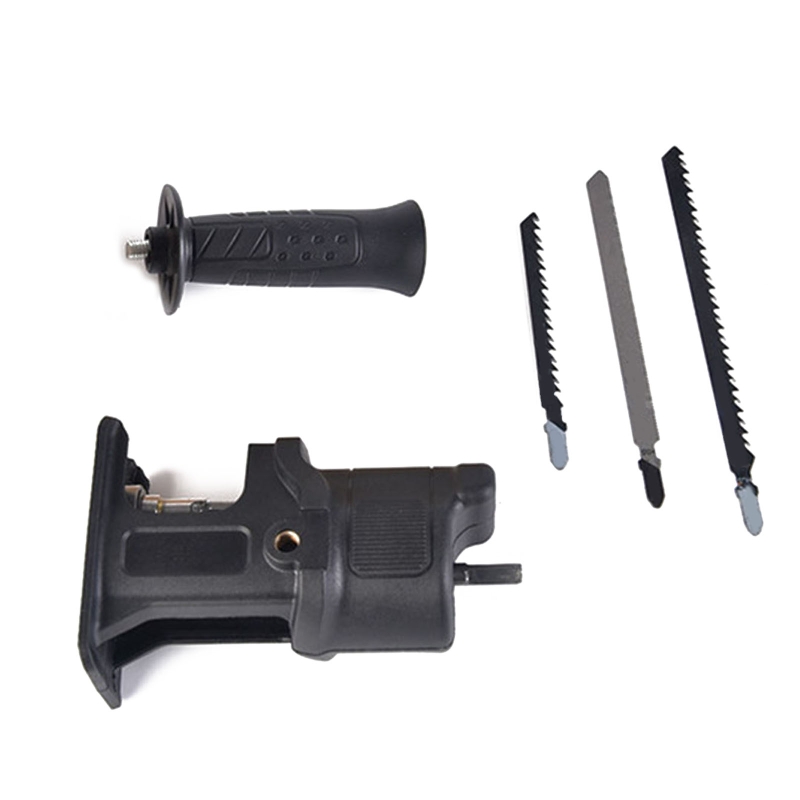 High Upgrade Saw Attachment for Drill with 3 Types of Saw Blades for Metal Cutting Wood Cutting
