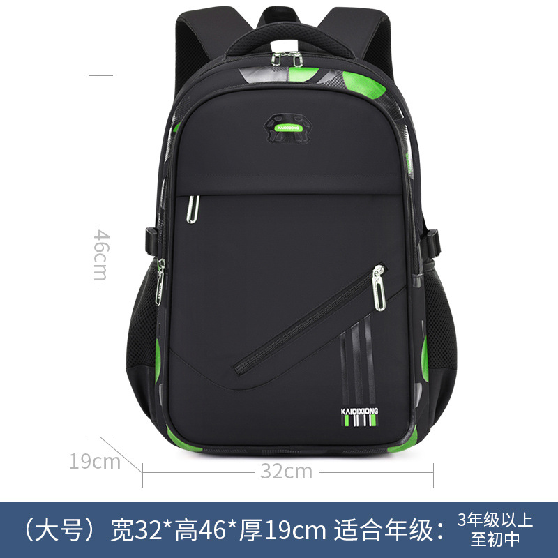 2022 Waterdicht Kinderen Schooltas Jongens Orthopedische School Rugzakken Reizen Laptop Rugzak Kinderen Zakken Schooltas Mochila Escolar: large green
