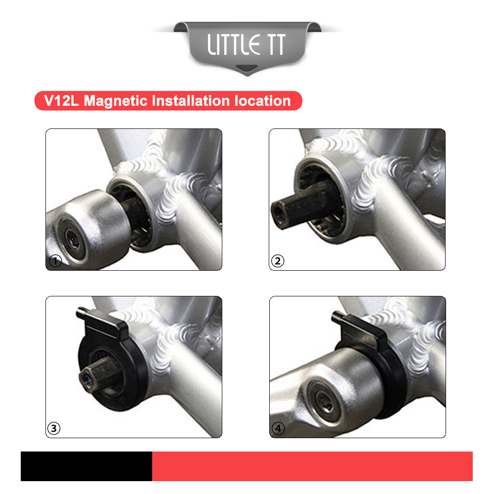 Elektrische Fiets Pas Sensor KT-V12L 6 Magneten Pedaal Assistent Sensor Dual Hall Sensoren 12 Signalen E-Bike Pas Sensor ebike Onderdelen