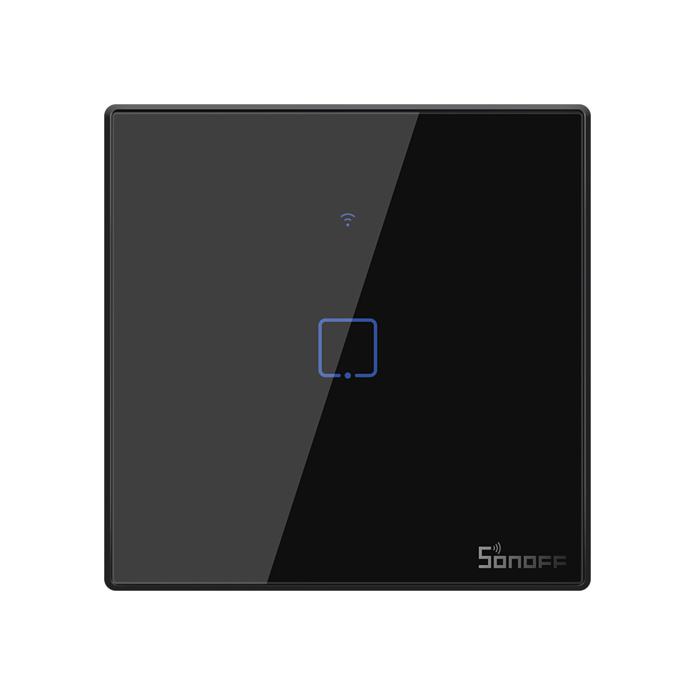 SONOFF TX T2/T3 UE/REINO UNIDO/EE. UU. Wifi/433mhz RF Interruptor táctil de pared inteligente 1/2/3 Gang Control remoto Wifi interruptores de luz para hogar inteligente: Gris