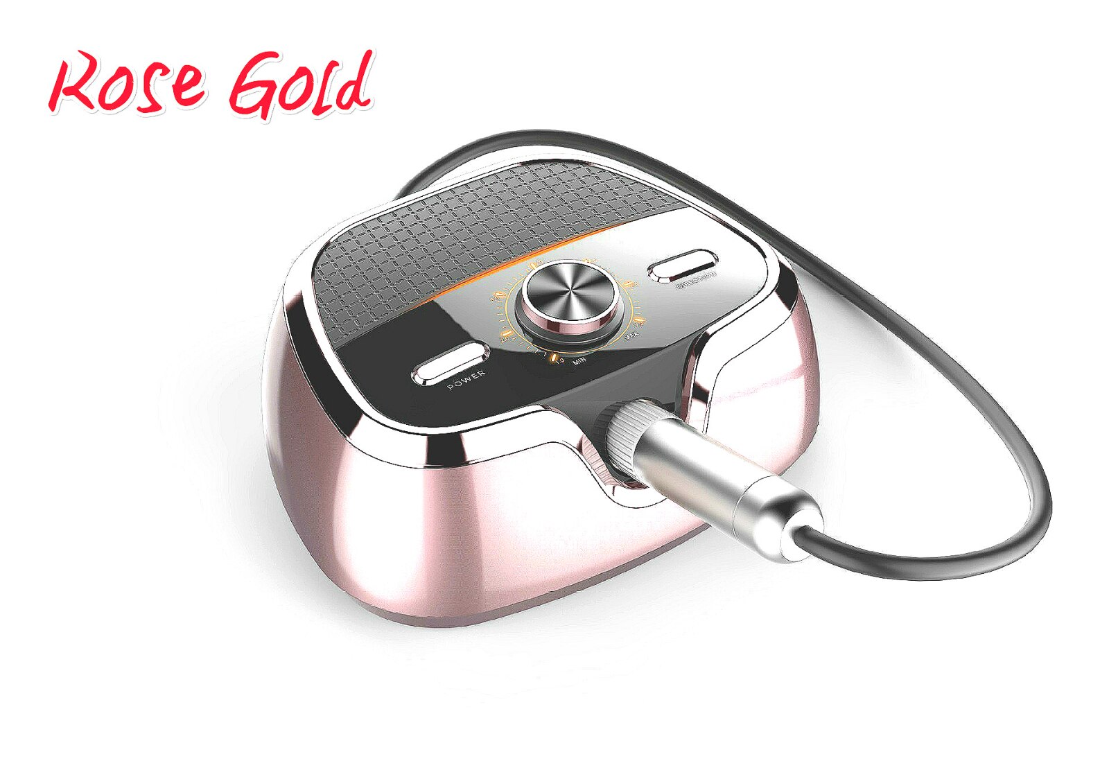 35000RPM SML M3 Electric Nail Drill Machine Electric Manicure Machine Drills Pedicure Kit Ceramic Nail Polish Bit Nail Tools 1: Rose Gold 110V