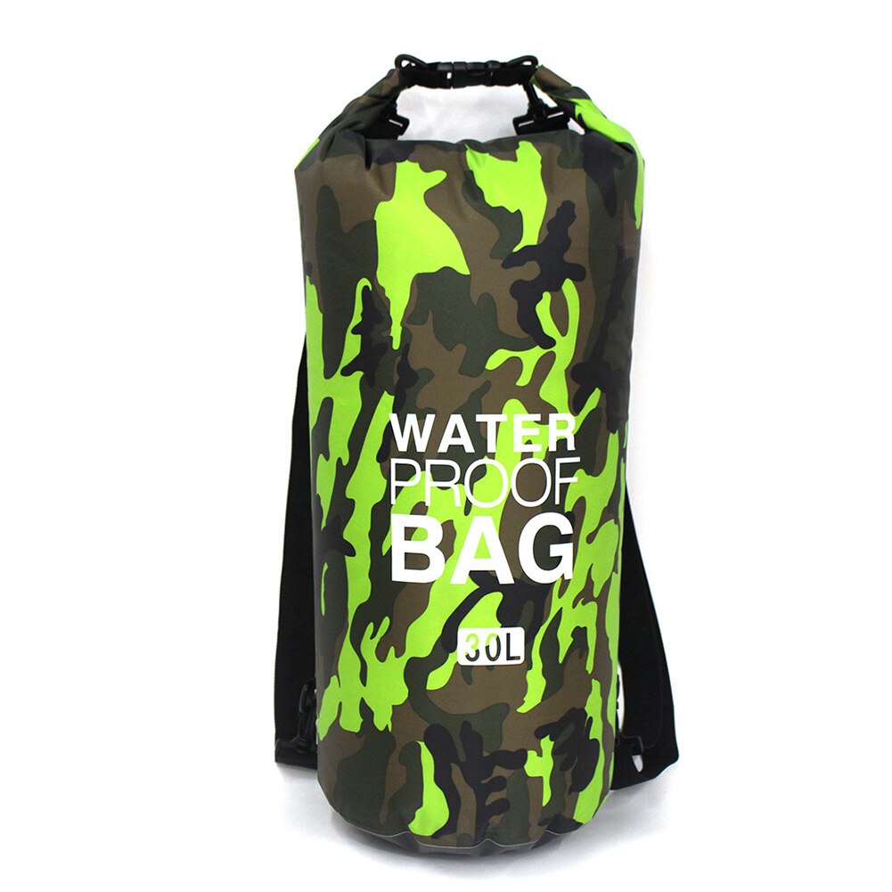 Waterproof Dry Bag Outdoor Sport Swimming Rafting Kayaking Sailing Shoulder Bag: Black