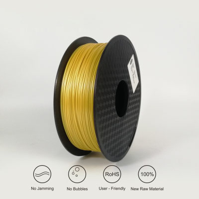 ABS filament 3D printer filament 1.75mm 1kg Printing Materials 3D Plastic Printing Filament Gold: Default Title
