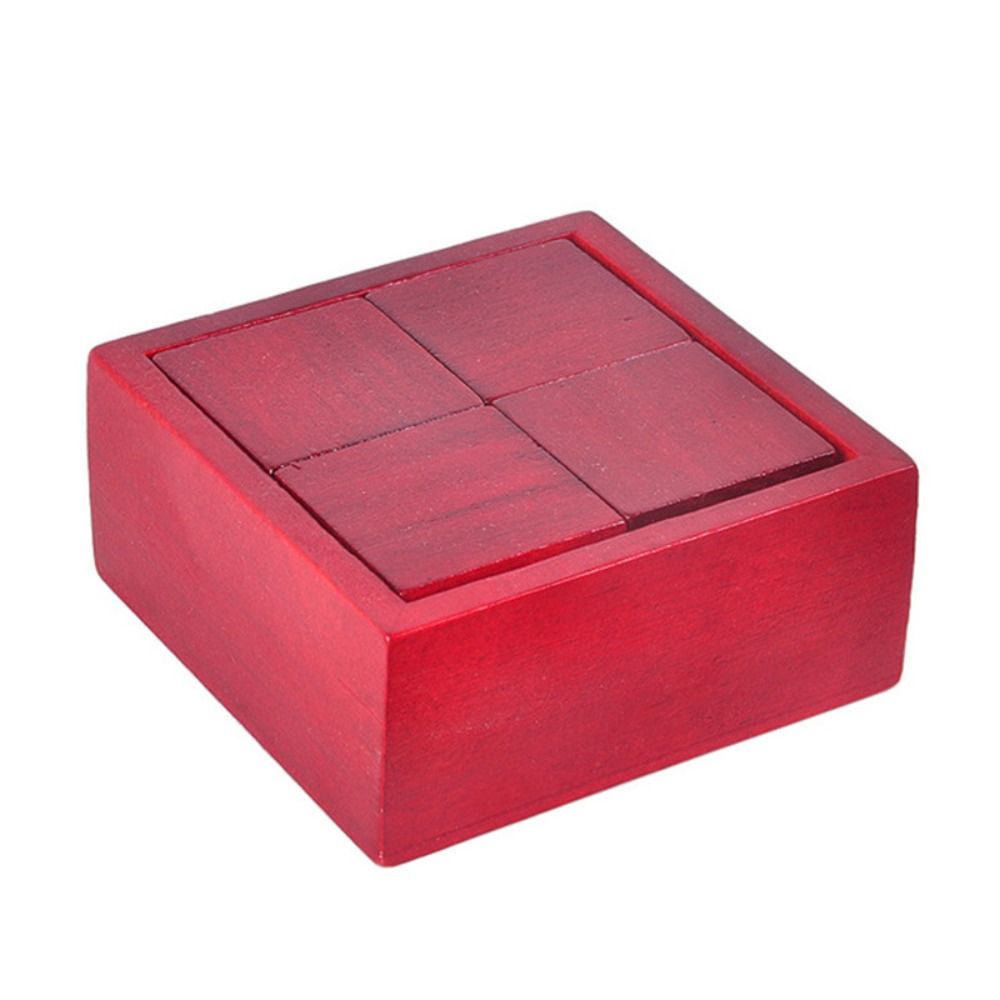 Unlock Wooden Brain Teaser Puzzle Opening Puzzle Box Luban Lock IQ Puzzle Mind Brain Teaser 3D Wooden 3D Wooden Puzzles: GRAY