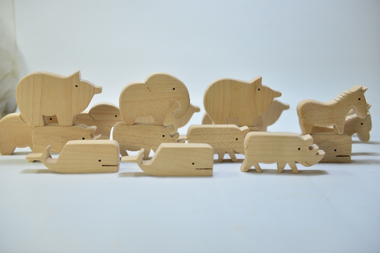 Nieuw soort Handgemaakte Dier Speelgoed Kinderspeelgoed en Ornamenten Suite Pure Handgemaakte Massief Houtsnijwerk Home houten speelgoed