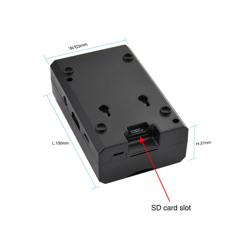 Raspberry Pi Case ABS Box For Raspberry Pi 2 Model B / B+ / Raspberry Pi 3 Plastic Protective Case