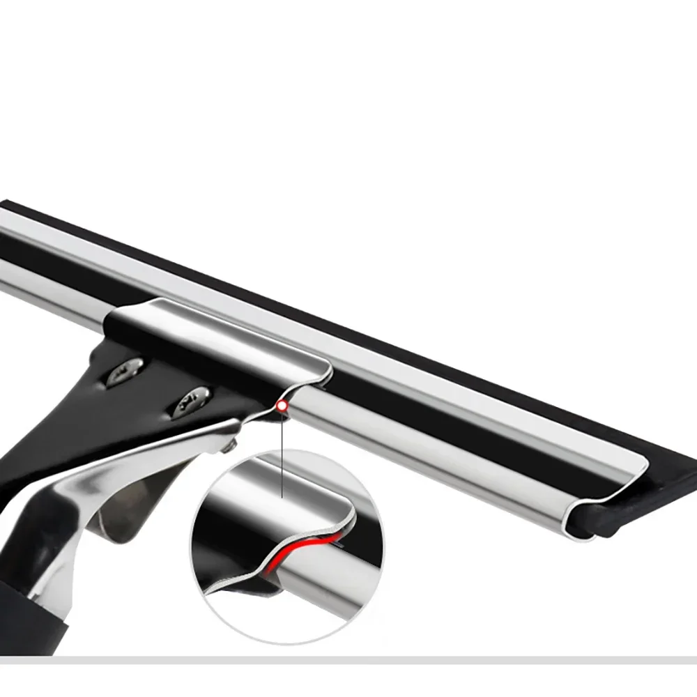 25/30/35/40 cm Glasreinigungsrakel Fensterwischer Fensterreinigungswerkzeug Gummiklinge für Badezimmer Dusche Zuhause Auto Glasreinigung