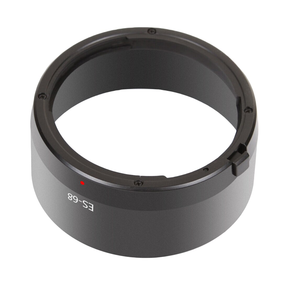 ES-68 ES 68 ES68 ABS Plastic Lens Hood Reversible Camera Lens Accessories for Canon EF 50mm f/1.8 STM Black