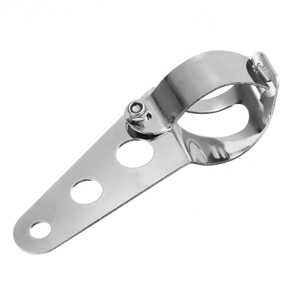 1Set 38-48mm Universal-Motorcycle Headlight Mounting Bracket Fork Ears Adjuster Mount Clamp Holder For Chopper Bobber Cafe Racer