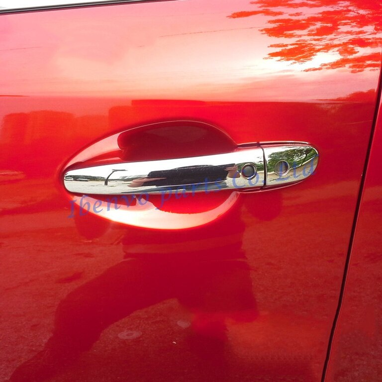 Krom smart dørhåndtag dæksel med nøglefri indgang udvendig til mazda  cx3 cx5 mazda 2 mazda 3 mazda 6 cx-3 cx-5 8/ kits tilbehør