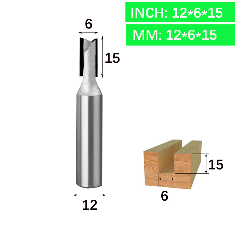 Vsharp PCD prosty frez diamentowy dwustronny prosty frez robić płyty melaminowej HPL płyta krzemianowo-wapniowa MDF: 4mm