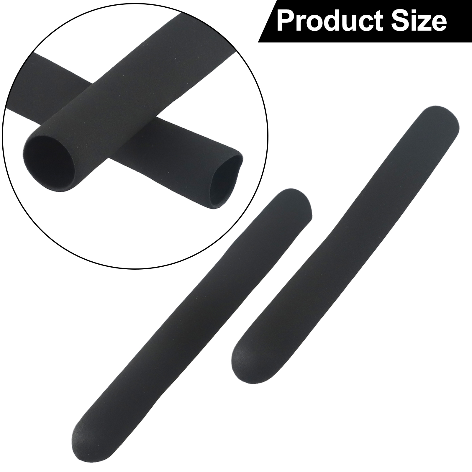 Handlebars Grips Plastic Fitness Equipment Handles Abs Black Install Mm Fitness Equipment PVC Handlebars Grips