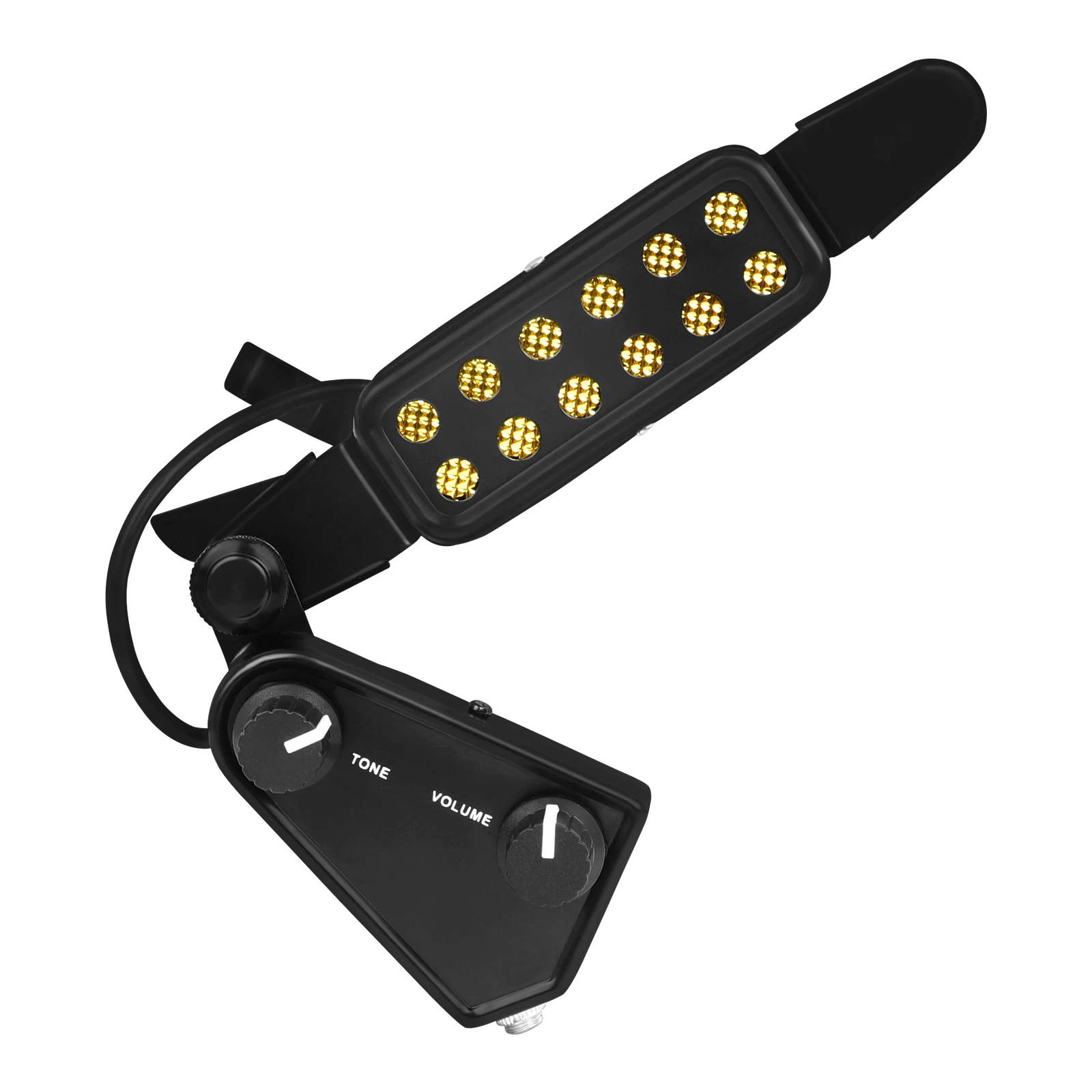 Gitarren-Tonabnehmer, Schallloch-Tonabnehmer für Akustikgitarre, magnetischer Wandler mit Audiokabel, Teile und Zubehör für Gitarreninstrumente