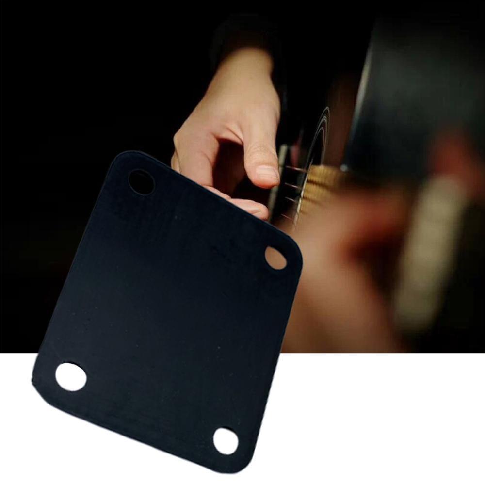 1pc Steel Electric Metal Screw Neck Plate Guitar Body Neck Plate Electric St Piano Steel Connecting Square M5Y6