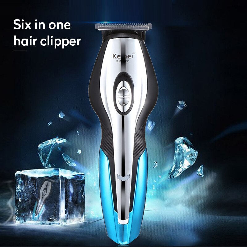 kemei hair trimmer KM-5031 electric hair clipper 11 in 1 haircut machine bald head oil head nose shaver beard razor rechargeable