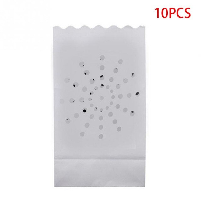 10Pcs Wedding Hart Licht Houder Papieren Lantaarn Kaars Zak Thuis Romantische Bruiloft Decoratie Valentijnsdag Levert: Sun