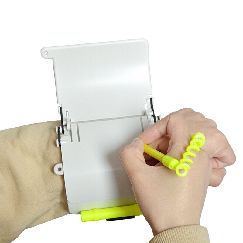 Scuba Diving Log Book,Underwater Triple Scuba Diving Wrist Writing Slate with Pencil Arm 3 Panels Write Board