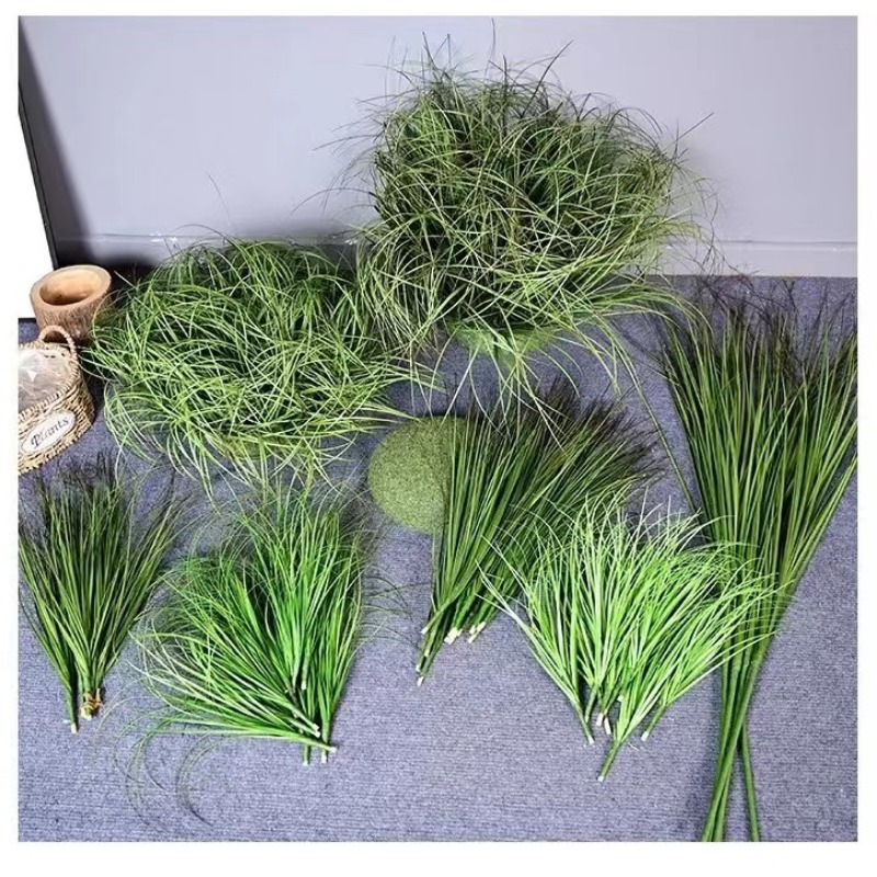 Simuliertes Zwiebelgras, DIY gefälschtes Gras, Gartendekoration, Pflanze, Blumentopf, Märchengarten, Miniaturmodell, künstliche Pflanzen