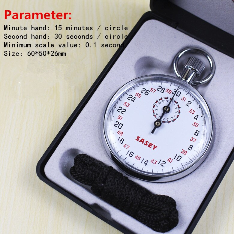 Mechanical Stop Clock Stopwatch Timing 0.1s Physics Teaching Instrument Mechanical Clock Stopwatch Physics Experiment Timer