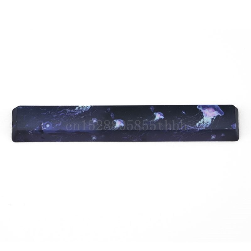 11 patterns SpaceBar Keycap PBT Five Sides Dye-Subbed Spacebar 6.25U OEm Profile Spaceship for DIY Mechanical Keyboard spaces: 6.25u-11