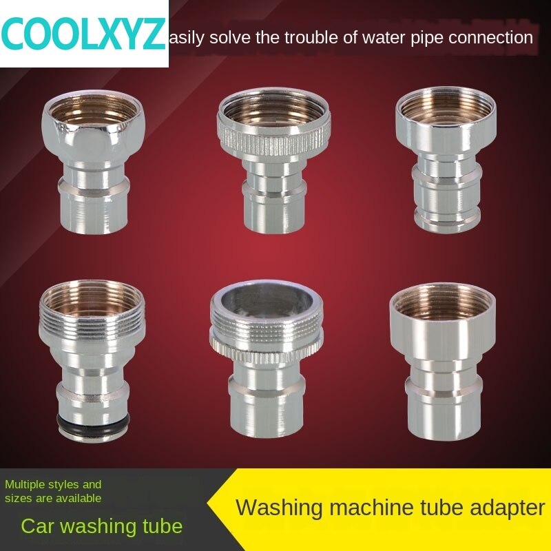 1/2in 3/4in Gewinde waschmaschine wasserhahn auslauf Adapter wasser einlass nippel Schnittstelle Auto waschen anschluss becken gemüse becken