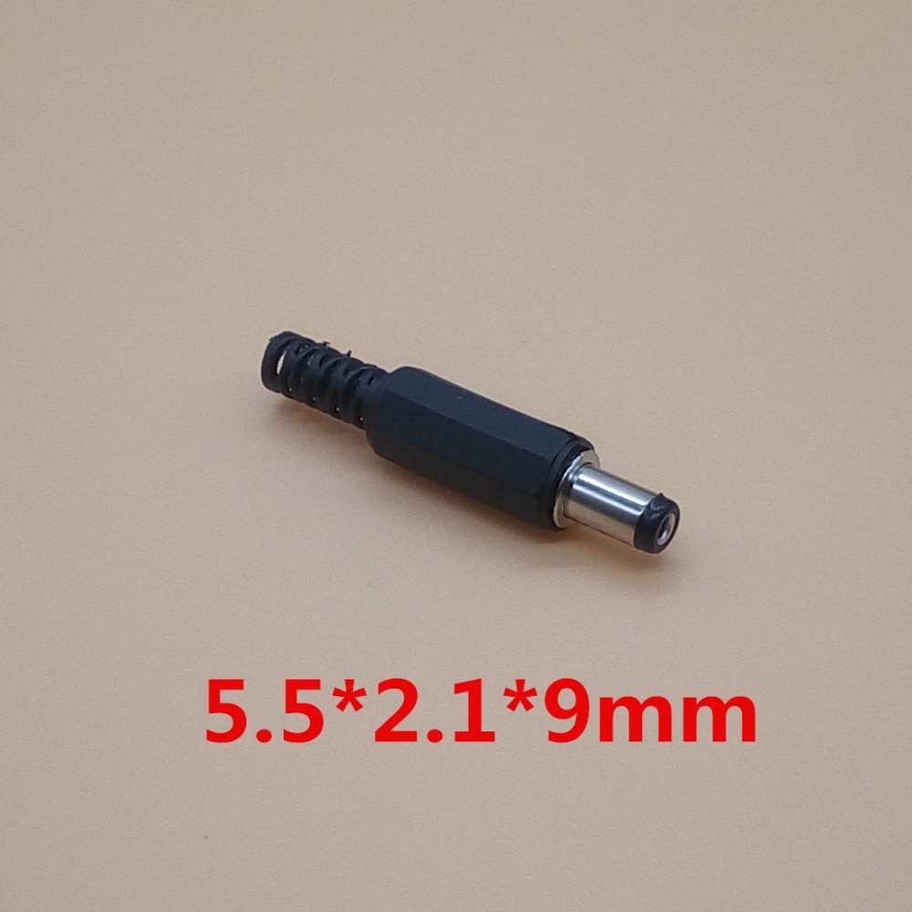 20 Stücke Männlichen DC Jack Stecker 2,1mm/2,5mm/1,7mm/1,3mm/0,7mm/4,8mm/4,0mm/3,15mm Laptop