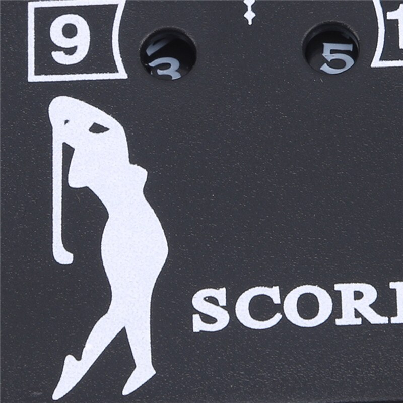 18- hullers golf slag putt score kort tæller golf score indikator med nøglering miljømæssige golf score tæller