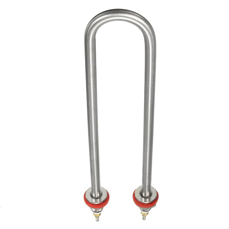 Tubo de calentamiento eléctrico de 220V, tubo calentador de agua de acero inoxidable de estilo U, varillas de calentamiento de tubo eléctrico de 2000W