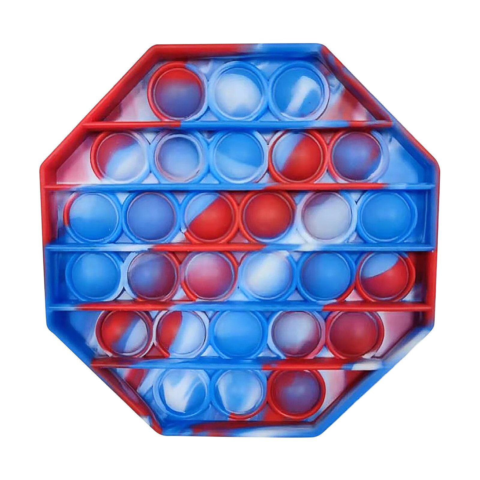 Push Pops Bubble Sensory Toy Autism Needs Squishy Stress Reliever Anxiety Anti-Stress POPIt Silicone Children Adult Desktop Game: I