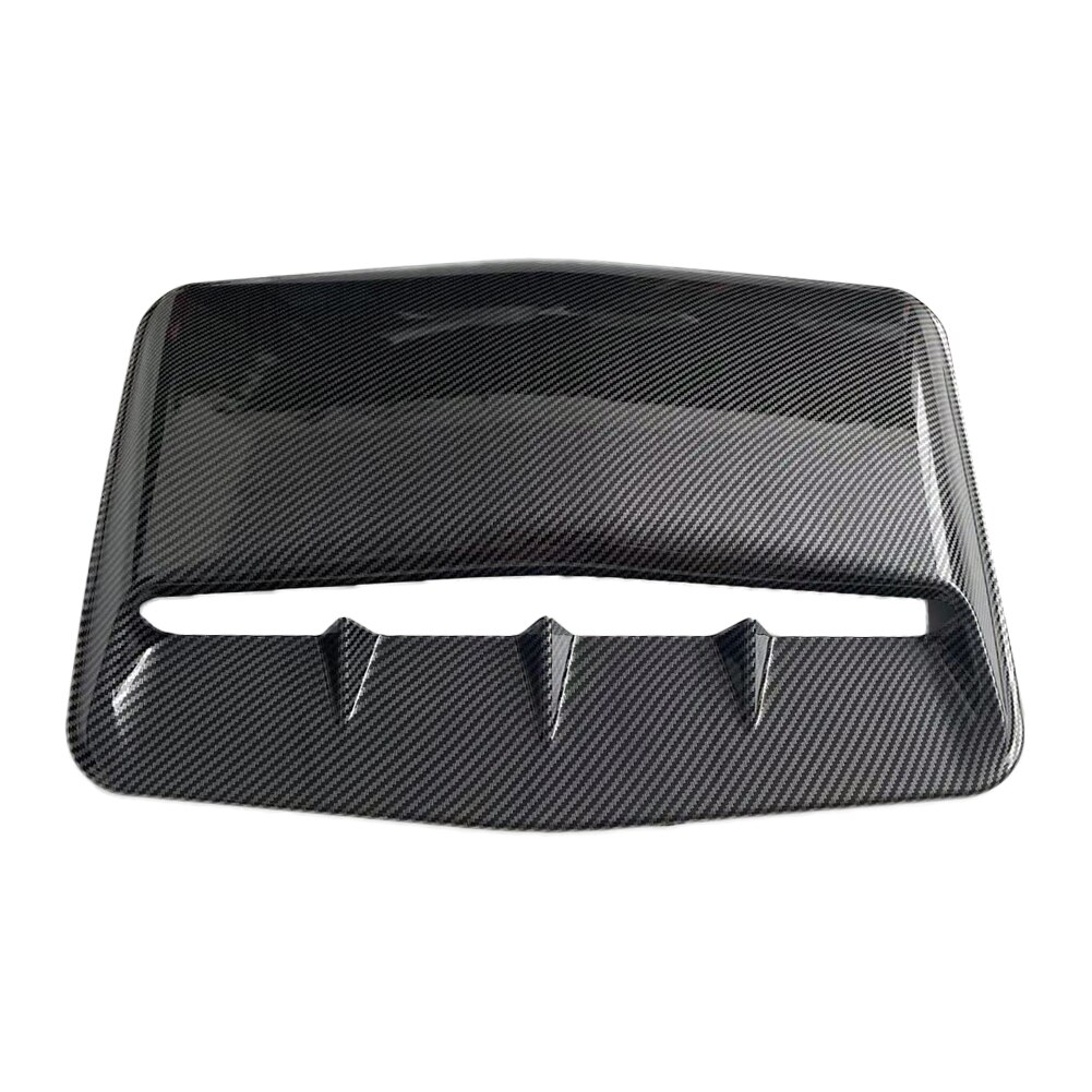 Cubierta decorativa Universal de fibra de carbono para coche, célula de entrada de flujo de aire, capó, pala, cubierta de ventilación, pegatinas, decoración, estilismo