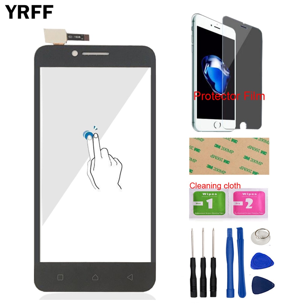 Mobile Touch Screen For Lenovo A2020 Vibe C A2020a40 Touch Screen Digitizer Panel Front Glass Sensor Tools Free Protector Film
