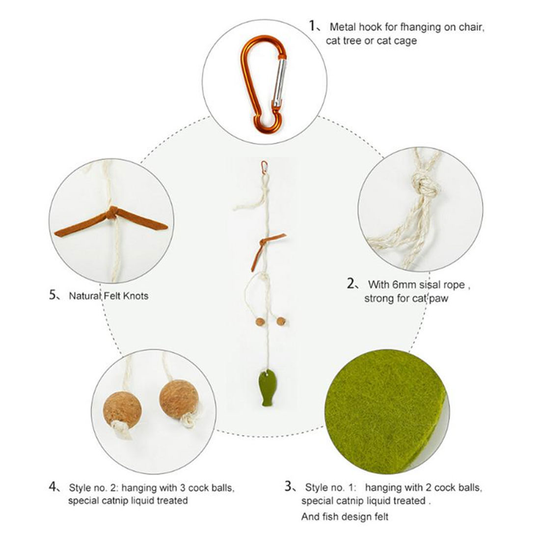 DIY Stoel Sisal Touw Voor Krabpaal Kat Klimrek DIY Katten Krabpaal Speelgoed Maken Bureau Benen Binding Touw