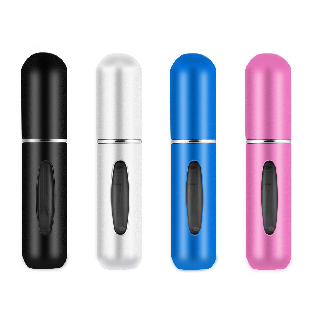 4Pcs Pocket Perfume Dispenser - Travel Perfume Bottle Refillable 5ml Spray Bottle - Perfume Travel Refillable Leak Proof: Blue