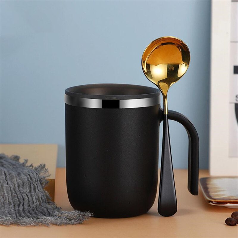 400Ml Koffie Mok 304 Rvs Isoleren Warmte 100% Lekvrij Melk Cup Met Deksel Keuken Drinkware Ontbijt Thee Mok J451: 8