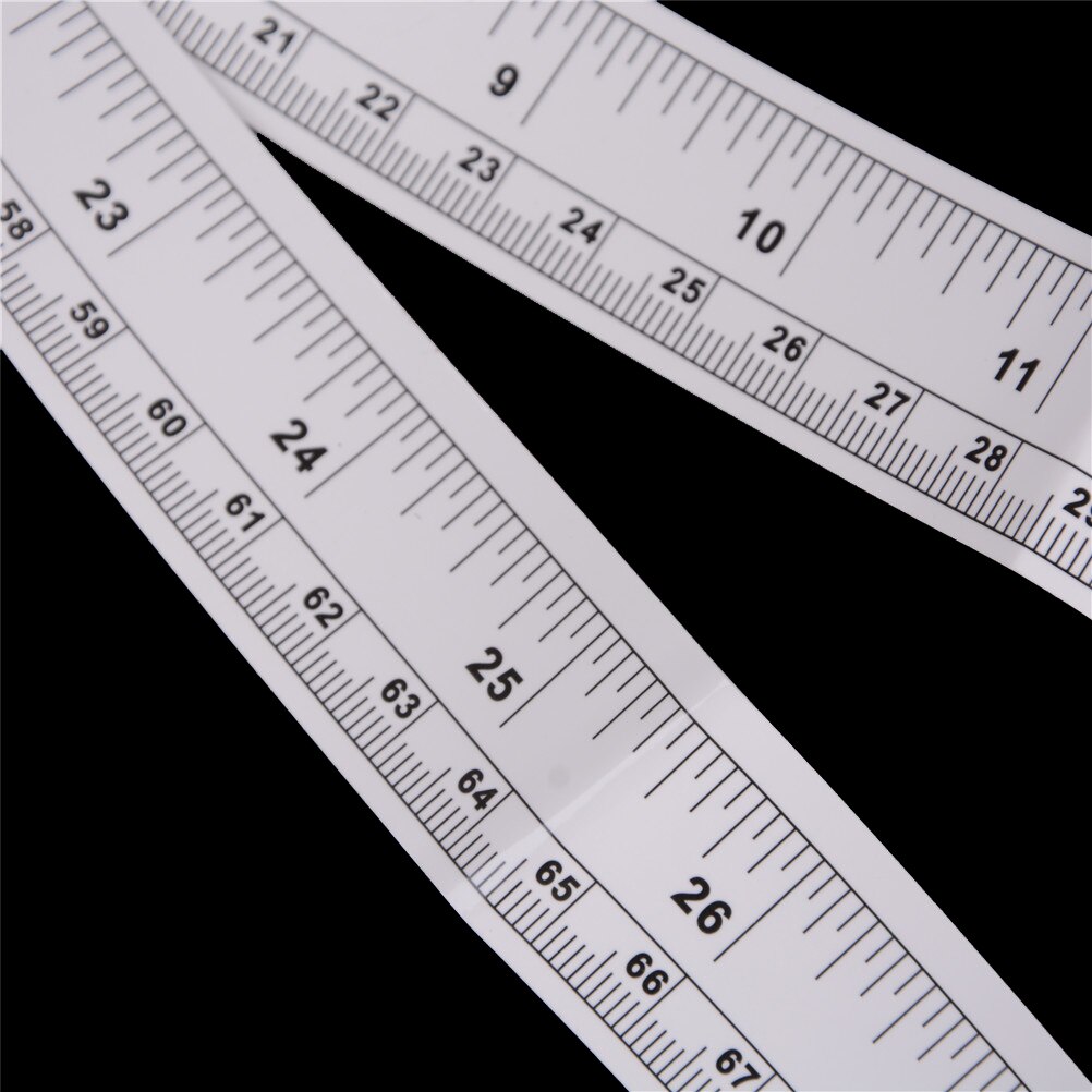 1 PCS 45/90cm Self Adhesive Metric Measure Tape Vinyl Ruler For Sewing Machine Sticker