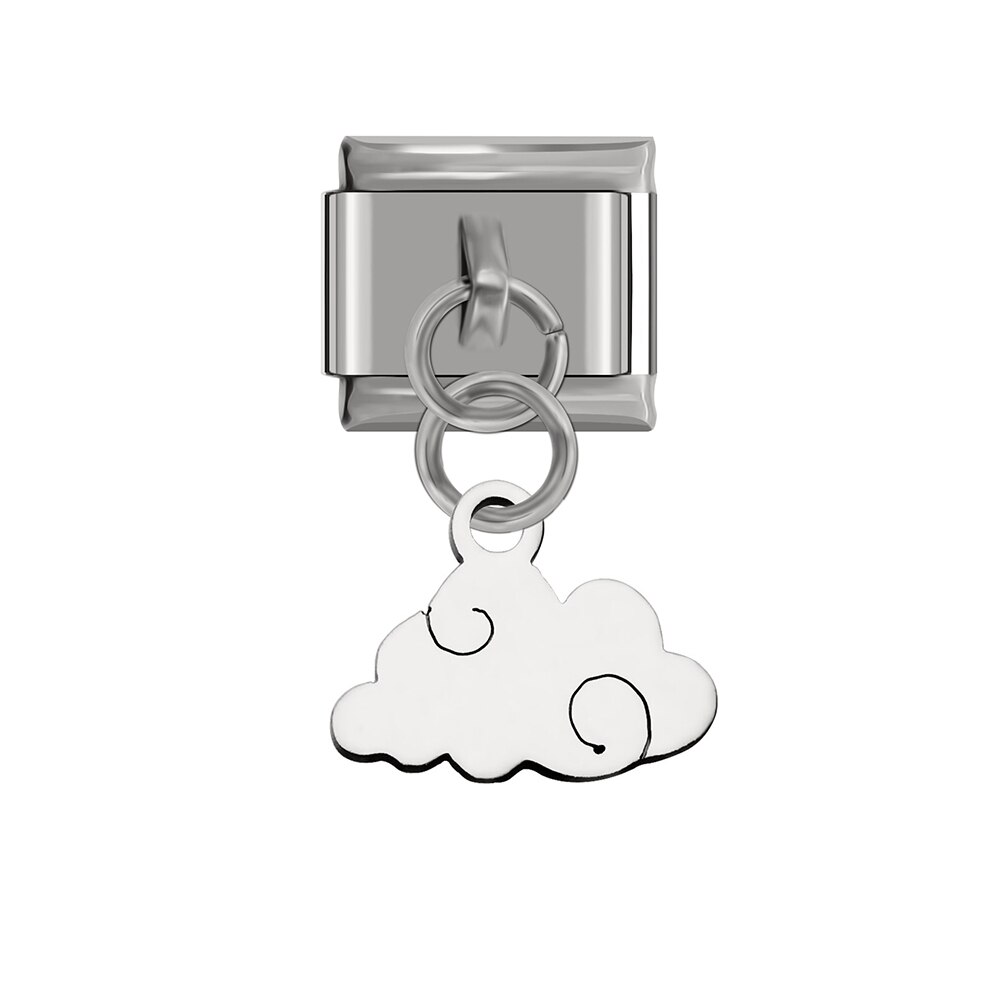 Fyour Originele Fiets Taart Cloud Paraplu Italiaanse Charme Links Fit 9Mm Armband Rvs Sieraden Maken DJTop63: DJ111-C