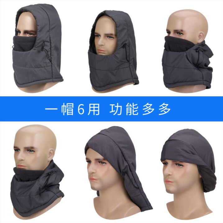 Kask narciarski zimowa jazda ciepły i wiatroszczelny kapelusz zimna wodoodporna maska nakrycie głowy