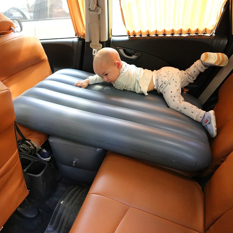 Cama de coche SUV, colchón de Camping, cama de aire portátil de viaje, cojín de maletero plegable, cama inflable para niños