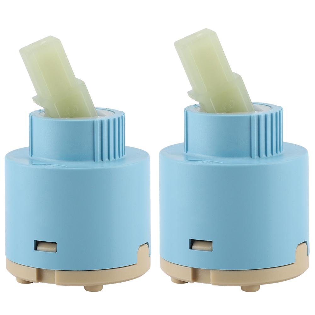 35/40mm Ceramic Cartridge Water Mixer Tap Inner Control Faucet Valve ABS Blue Practical