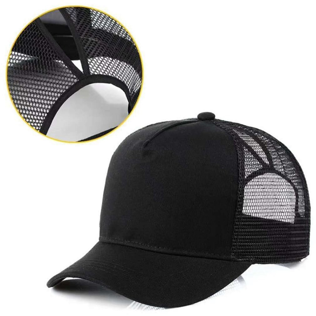 Glitter Paardenstaart Baseball Cap Vrouwen Snapback Vader Hoed Mesh Trucker Caps Messy Bun Zomer Hoed Vrouwelijke Verstelbare Hip Hop Piekte hoed