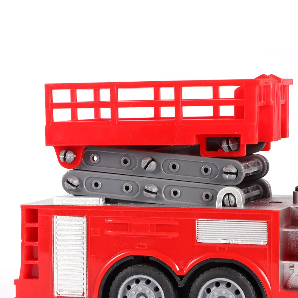Elektrische Brandweerwagen Model Afstandsbediening Brandweerwagen Model Speelgoed Jongen Elektrische Ladder Brandweerwagen Draagbare Onderwijs Speelgoed Voor Kinderen