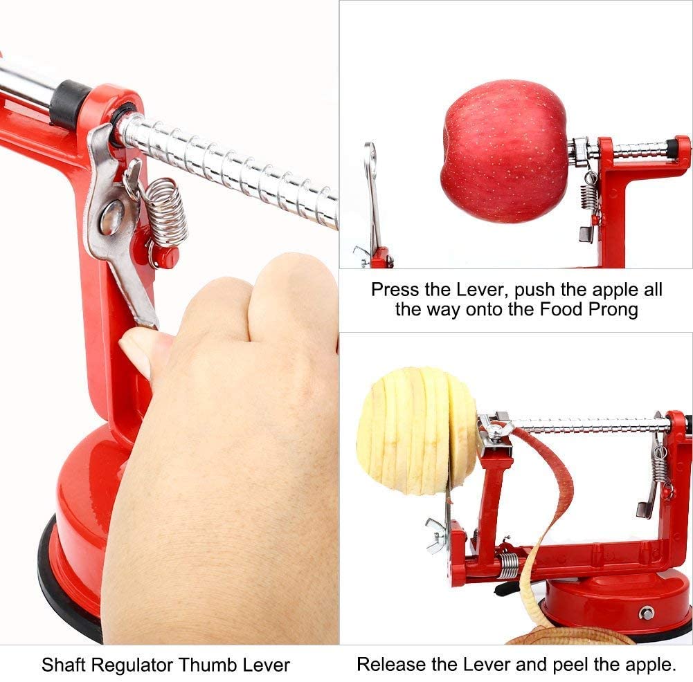 Stainless Steel Automatic Peeler Potatoes Peeled and Cored Machine Apple Peeler Potato Cutter Potato Slicer Kitchen Accessories