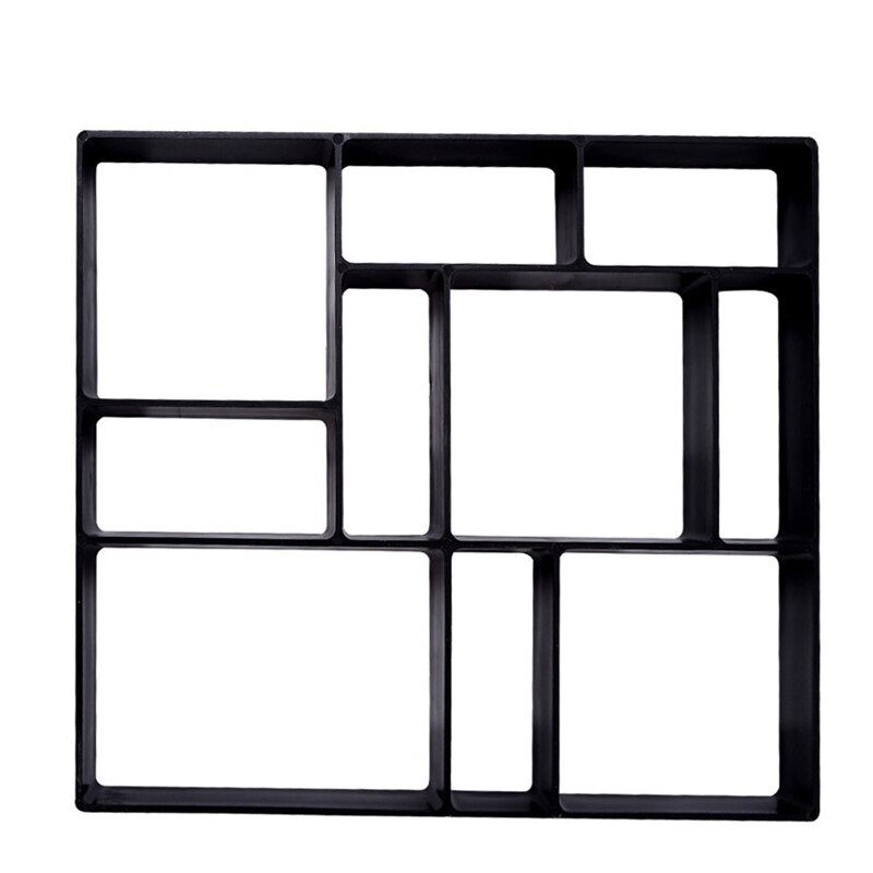 9Styles DIY Driveway Patio Stone Path Walk Maker Garden Decor Garden Road Mold Paving Concrete Stepping Pavement Mold Decor: 03