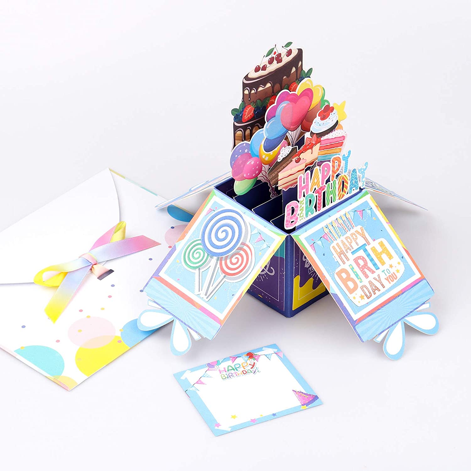 3D Birthday Pop Up Card, Happy Birthday Card, Baby Baptism Card, Birthday Greeting Card, Handmade Pop Up Birthday Card - For Kid