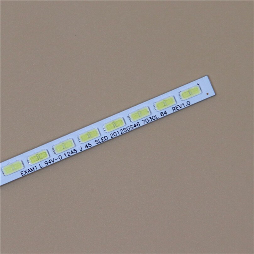 TV LED Reihe Licht Riegel Für Toshiba 46TL969G 46UL975G 46UL985 46 Zoll LED-hintergrundbeleuchtung Streifen Matrix Bausatz 64 LED Lampen objektiv Bands