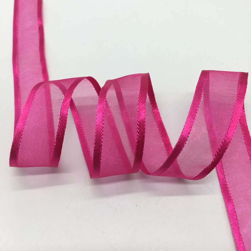 5 Meter 3/4 "(20mm) breitseite Organza Band Bogen Hochzeit Weihnachten Party Verpackung Dekoration Spitze Handwerk wählen Farben: 20