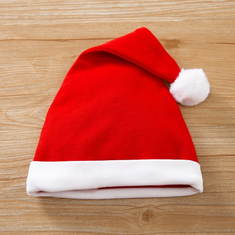PatPat Autumn and Winter 2-piece Baby Santa Christmas Jumpsuit with Hat Set Baby Boy Clothing