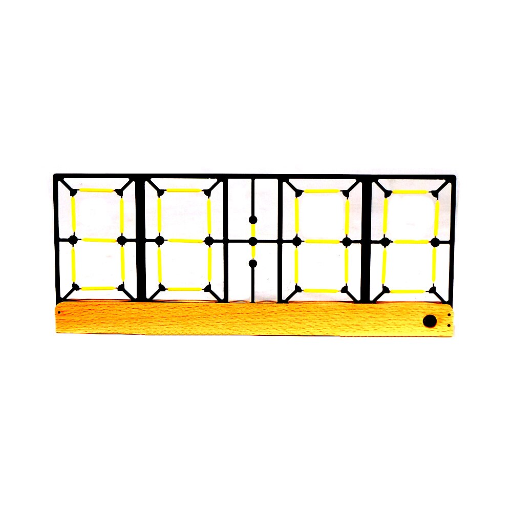 Candle light / Analog glow tube/ Ceramic Filament lamp clock / Retro desktop / Simple style with remote control Night light